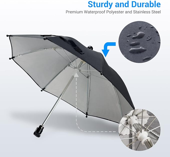 DSLR Mirrorless Camera Hot Shoe Umbrella Rain Cover Protector Sunshade