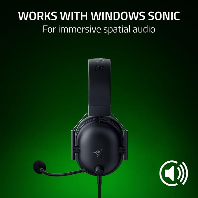 Razer BlackShark V2 X Xbox Gaming Headset, 3.5mm Audio Jack, Black | 50mm Drivers, Cardioid Mic, Lightweight, Comfortable Noise Isolating Earcups, for Xbox Series X, Series S, PS5, PC, Switch