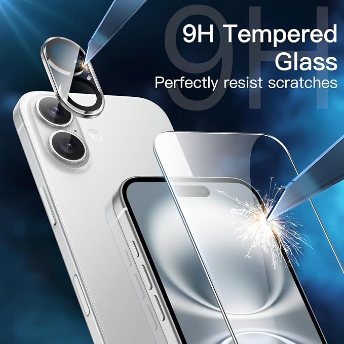 JETech Screen Protector for iPhone 16 6.1-Inch