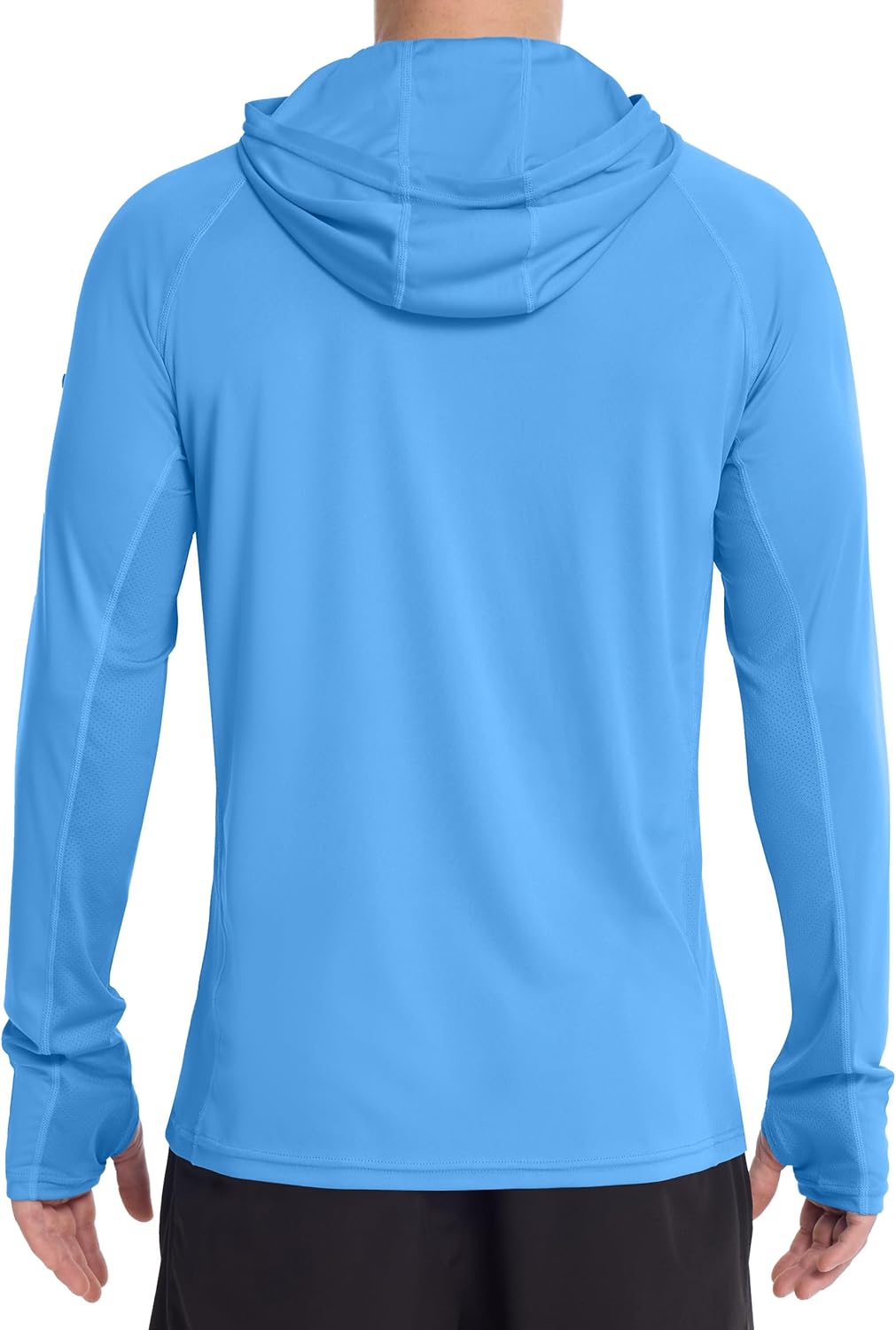 Roadbox UPF 50+ Sun Protection Hoodie - Lightweight Long Sleeve Fishing Shirt with Mask for Hiking & Running