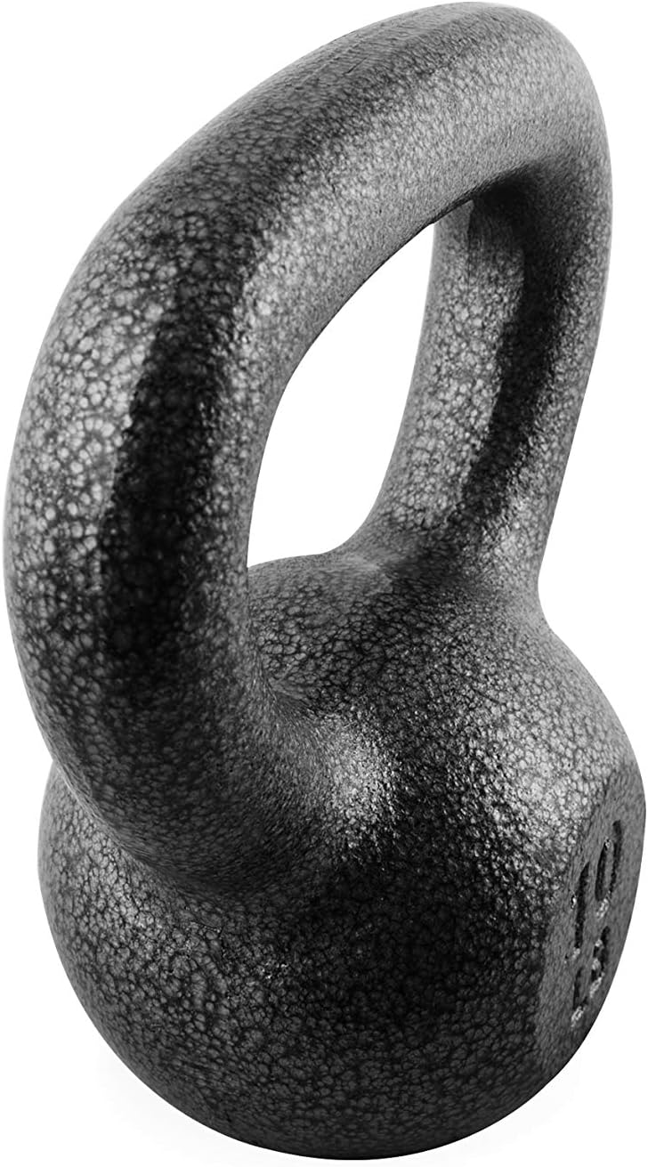 WF Athletic Supply Kettlebells - Painted Cast Iron for Strength Training | 10-80 Pounds Options Available