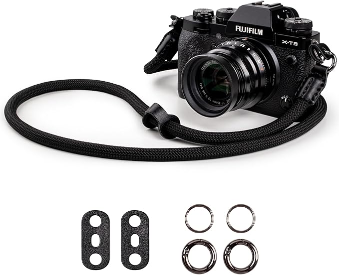 VOVMOEYA Nylon Braided Camera Rope Strap, Camera Neck Shoulder Strap
