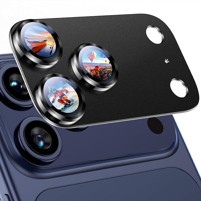 Uyiton Compatible with iPhone 17 Pro Max Camera Lens Protector