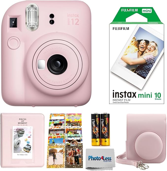 Fujifilm INSTAX Mini 12 Instant Film Camera + Fuji Single Pack