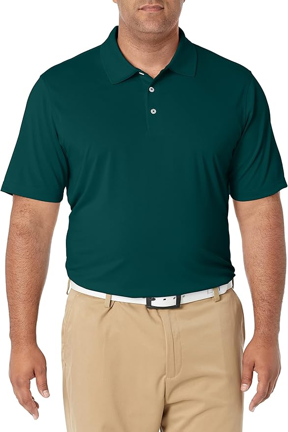 Amazon Essentials Mens Golf Polo Shirt, Moisture-Wicking Quick Dry, Short Sleeve
