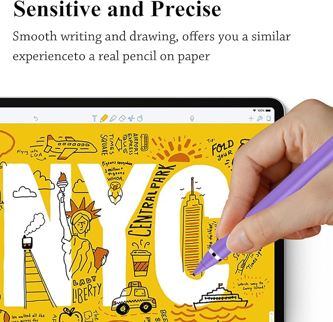 Stylus Pen for Touchscreen, Kenkor Rechargeable Digital Fine Point Active