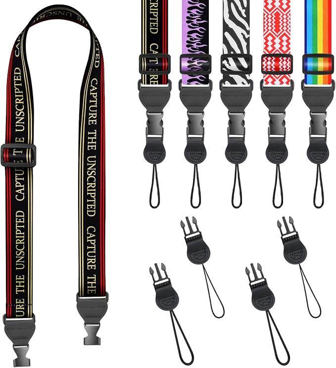 FIEIL Letter Slogan Shoulder Strap, Adjustable Camera Strap