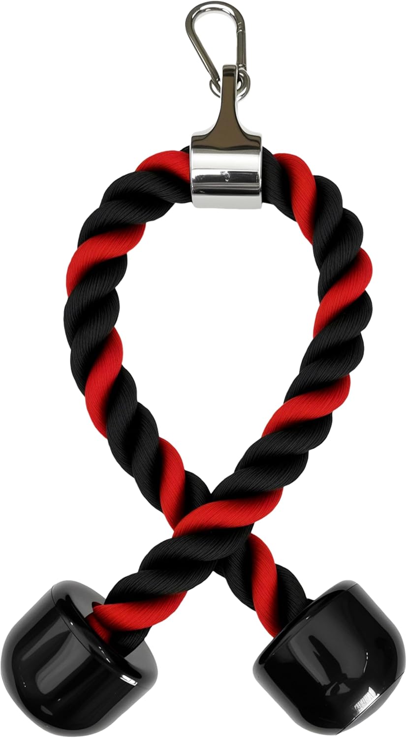Skiennix Heavy Tricep Rope - Durable Nylon Attachment for LAT Pulldown | Home Gym Fitness Accessory