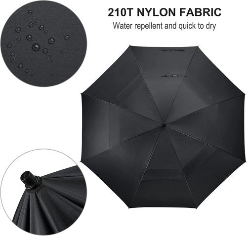G4Free 80-Inch Oversized Golf Umbrella - Double Canopy, Windproof Design for Outdoor Use