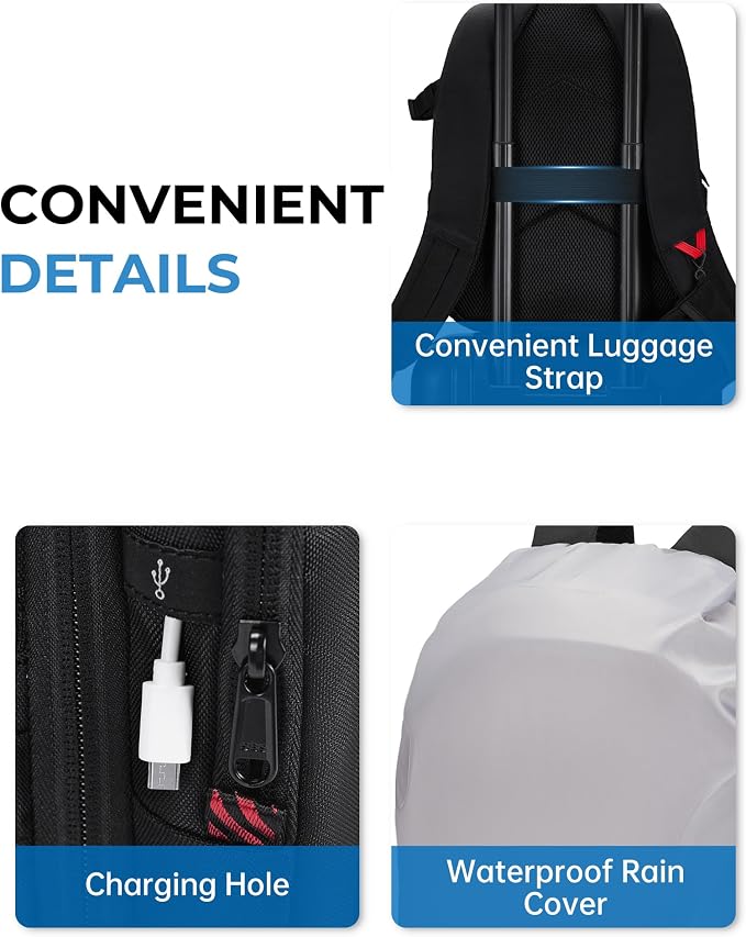 BAGSMART Camera Bag for DSLR, Waterproof Camera Backpacks for Photographers