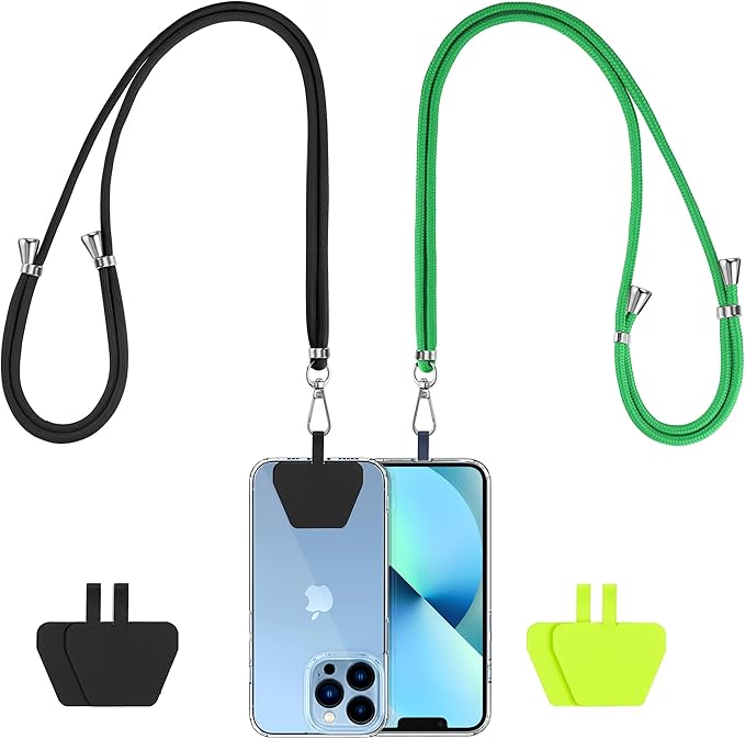 CACOE Phone Lanyard 2 Pcs-2 Pcs Adjustable Neck Strap, Universal Crossbody