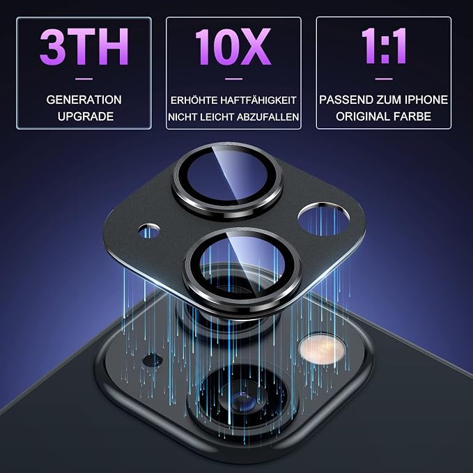 Uyiton for iPhone 14 /iPhone 14 Plus Camera Lens Protector, 9H Tempered Glass