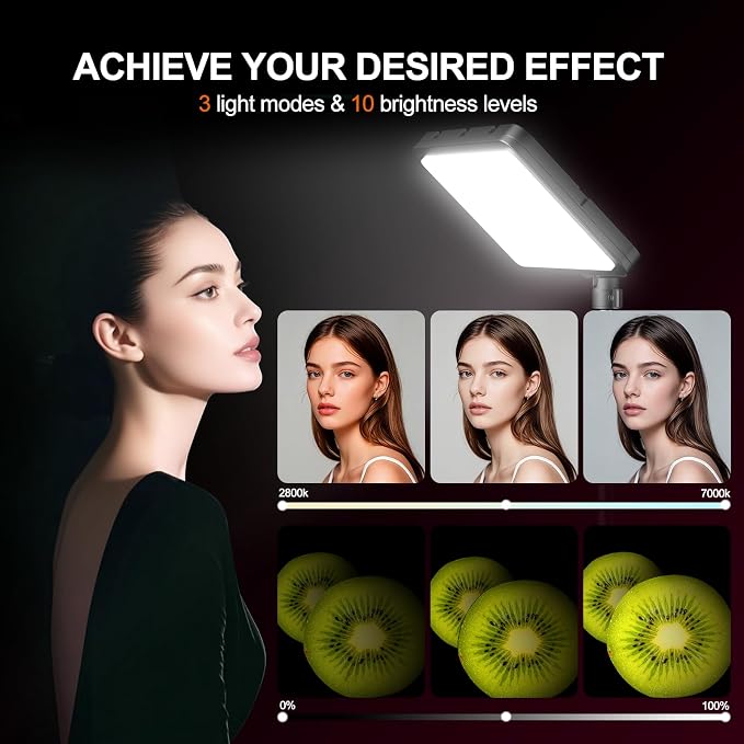 EMART LED Video Light Kit, 35W/3600lux Studio Lights