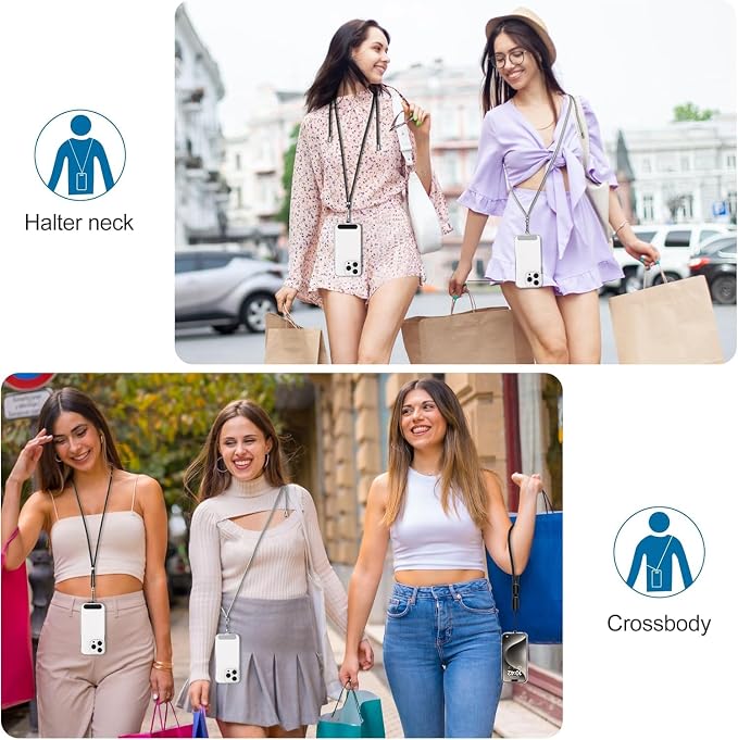takyu Cell Phone Lanyard, Crossbody Phone Lanyard 1 Pack Adjustable Neck Strap