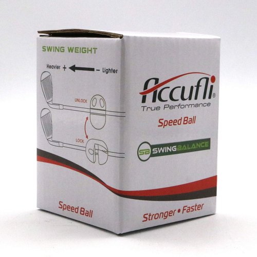 Accufli Golf Swing Trainer Speed Ball – Adjustable Swing Weight Training Aid for Speed, Tempo & Warm-Up