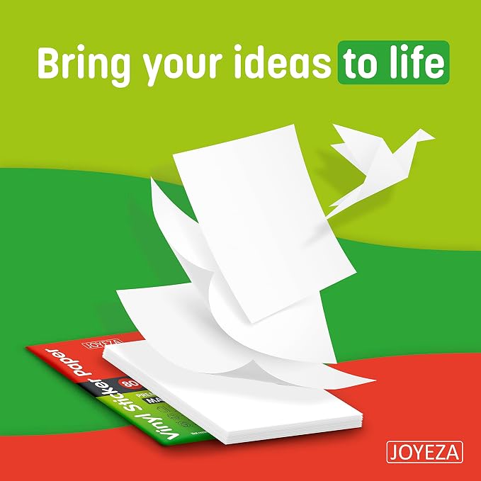 JOYEZA Premium Printable Vinyl Sticker Paper