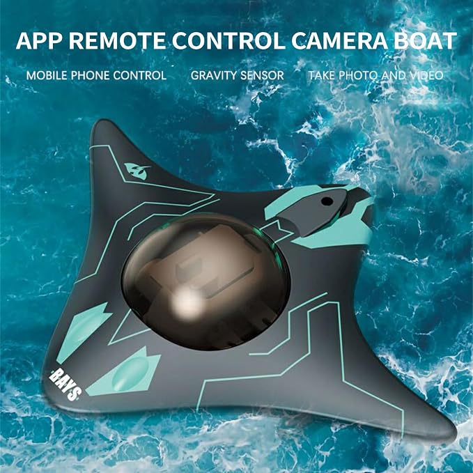 GoolRC RC Boats with Camera for Adults, 6CH Remote Control Boat for Pools &
