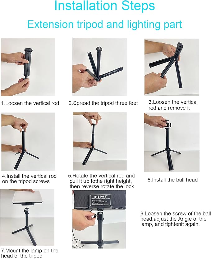 2 Pack LED Photo Lighting kit