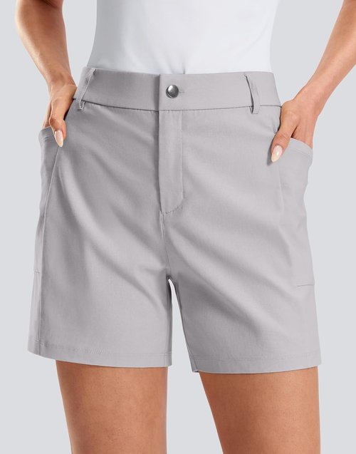G Gradual Women's Golf Hiking Shorts - Stretchy Outdoor Shorts with Deep Pockets | Casual Travel Wear