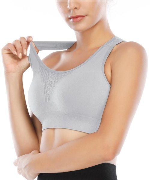 Heathyoga High Impact Sports Bras for Women High Support Padded Sports Bra Pack Racerback Bras for Women Workout Bra Sets