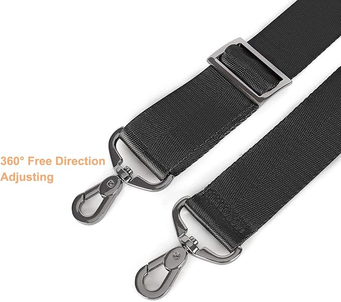 MOSISO 56 inch Shoulder Strap, Adjustable Thick Soft Universal Replacement