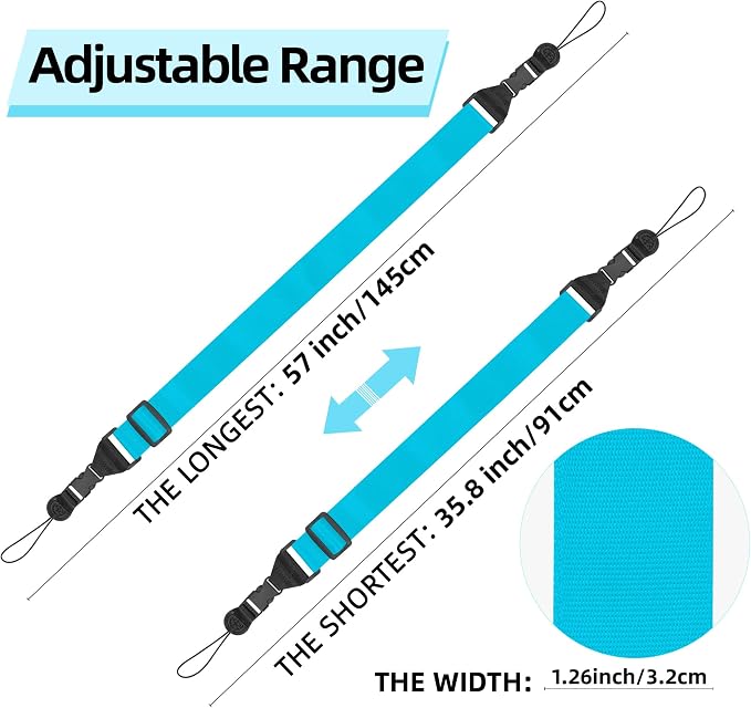 Adjustable Shoulder Strap:Comfortable iPad Strap Nylon Neck Lanyard