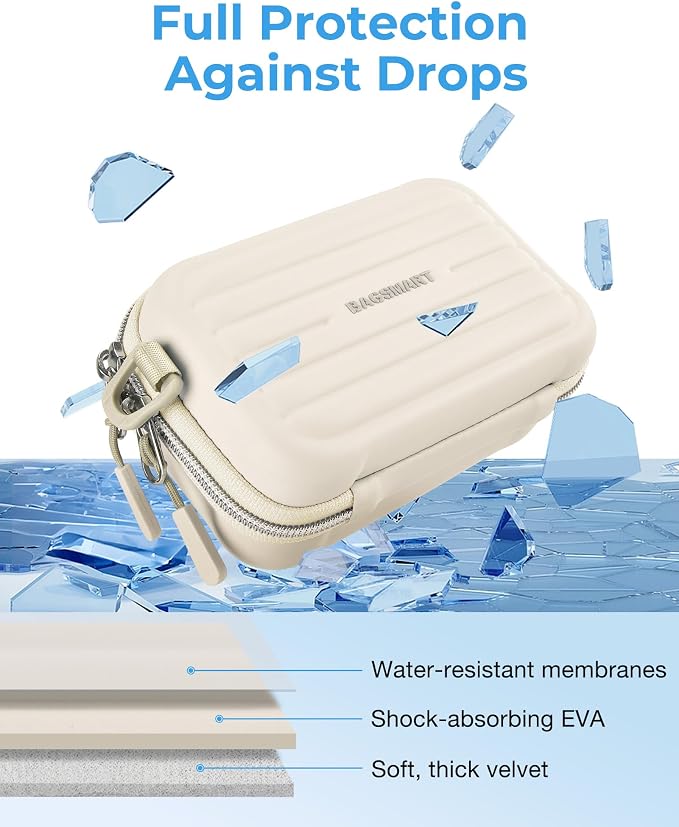 BAGSMART Digital Camera Case, Waterproof & Protective Small Camera Bag