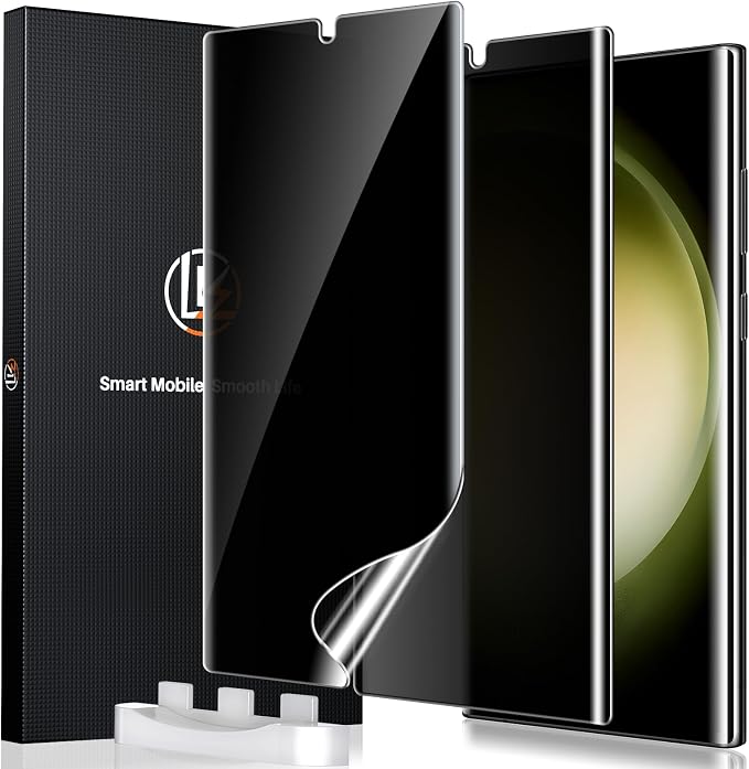 LK 2 Pack for Samsung Galaxy S23 Ultra Screen Protector, 2 Pack Glass Camera