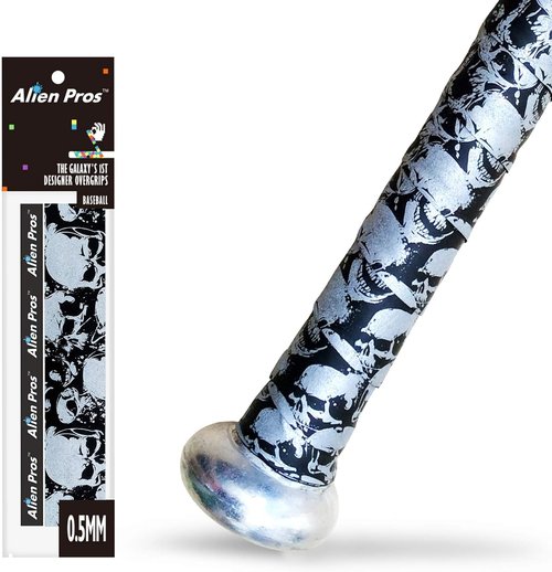 **ALIEN PROS Bat Grip Tape - 0.5MM Precut Baseball Grip Tape for Pro Feel | 1 or 3 Pack Options**