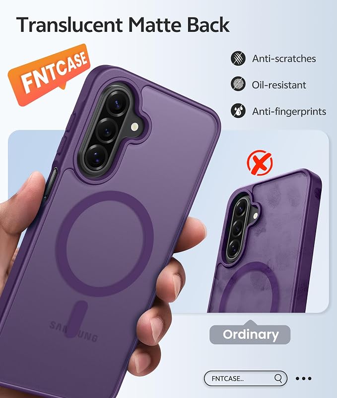 FNTASE for Galaxy A17/A16 5G Phone Case: for Samsung A17 Cases Matte