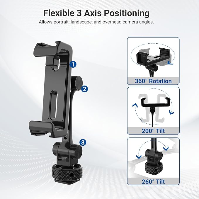 NEEWER Universal Cell Phone Stand Holder