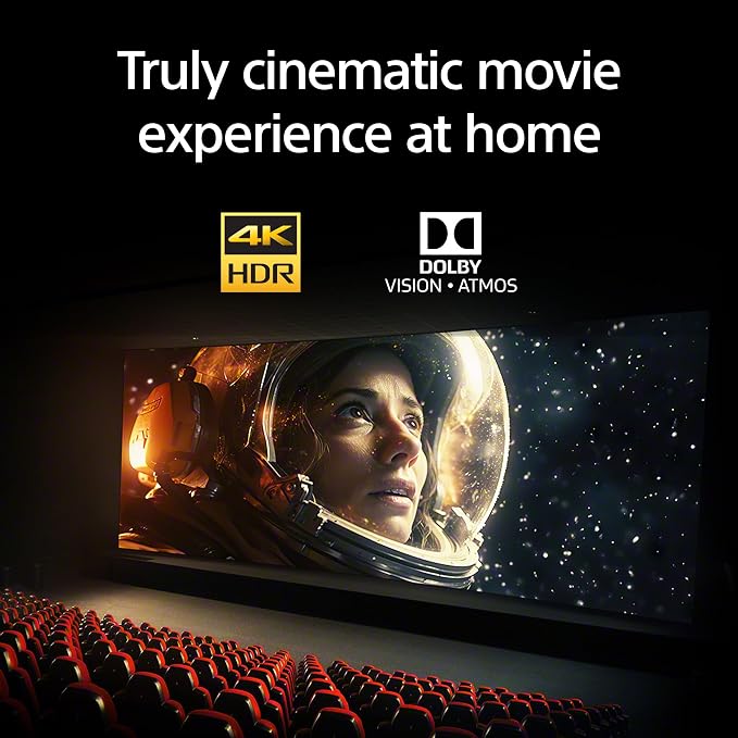 Sony 50 Inch BRAVIA 3 LED 4K HDR Smart Google TV (K-50S30) | Dolby Vision/Atmos, Exclusive Features for PlayStation®5, 4K Processor X1, Triluminos Pro, 4K movie credits included