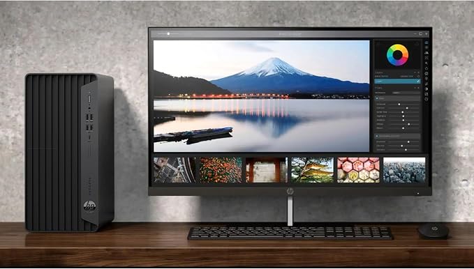 HP ProDesk 600 Desktop Computer, i5-10400F, 16GB RAM, 512GB SSD, GT 610 | Ideal for Office Work, Web Browsing, Remote work, and Everyday Multitasking; WiFi Adapter, Compact Design with Win 11 Pro