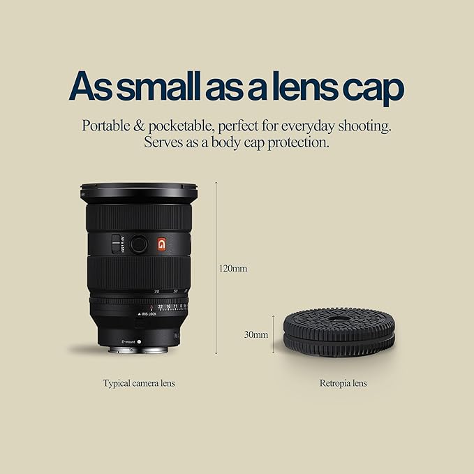 Original Retropia Repurposed Disposable Camera Mirrorless Lens