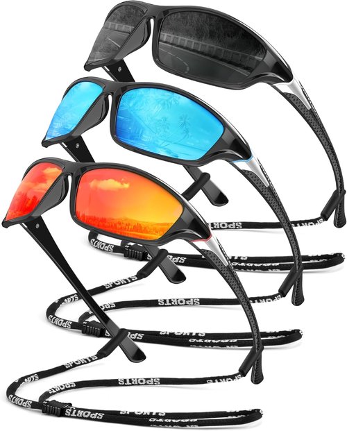 **Skiennix Polarized Sports Sunglasses - UV400 Protection for Driving, Golf, Cycling & Running**