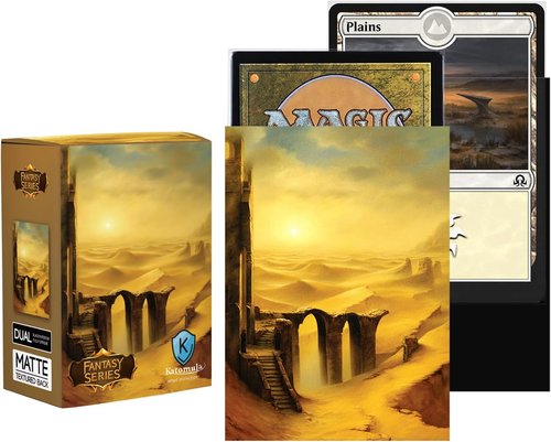 Katomula 100 MTG Card Sleeves - Textured Back Art Design for Standard Size Cards | 100 Inner Sleeves