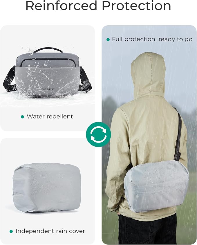 BAGSMART Camera Sling Bag, Small Camera Bags
