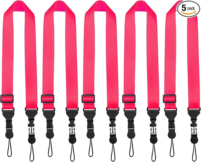 FIEIL 5 Pack Nylon iPad Strap, Adjustable Camera Neck Strap, Comfortable