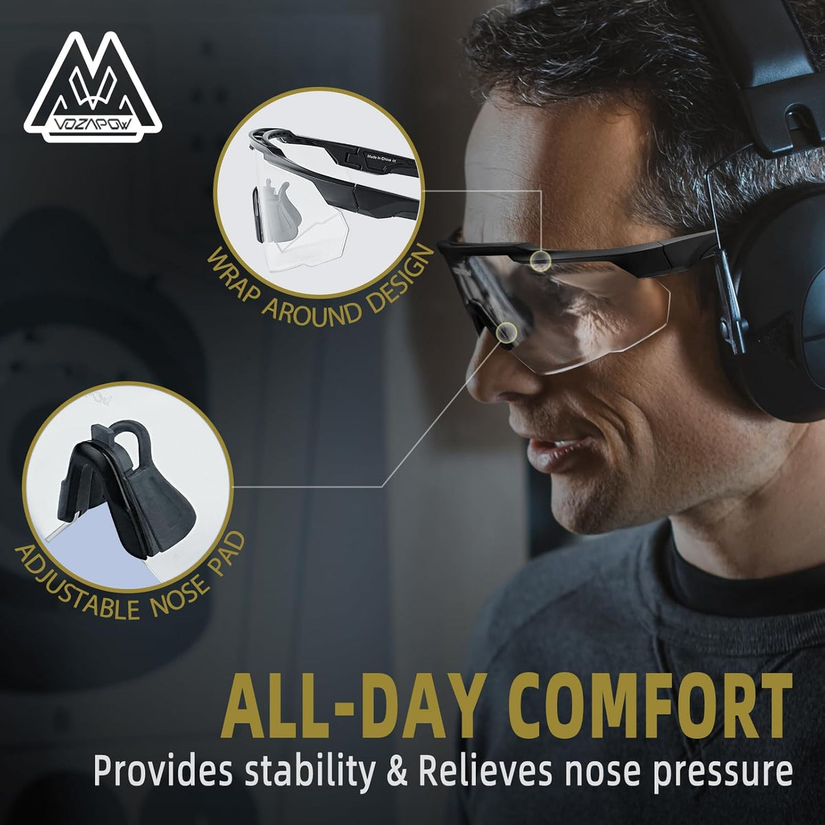 Skiennix Airsoft Goggles - Anti-Fog Shooting Glasses for Clear Vision | Durable & Comfortable