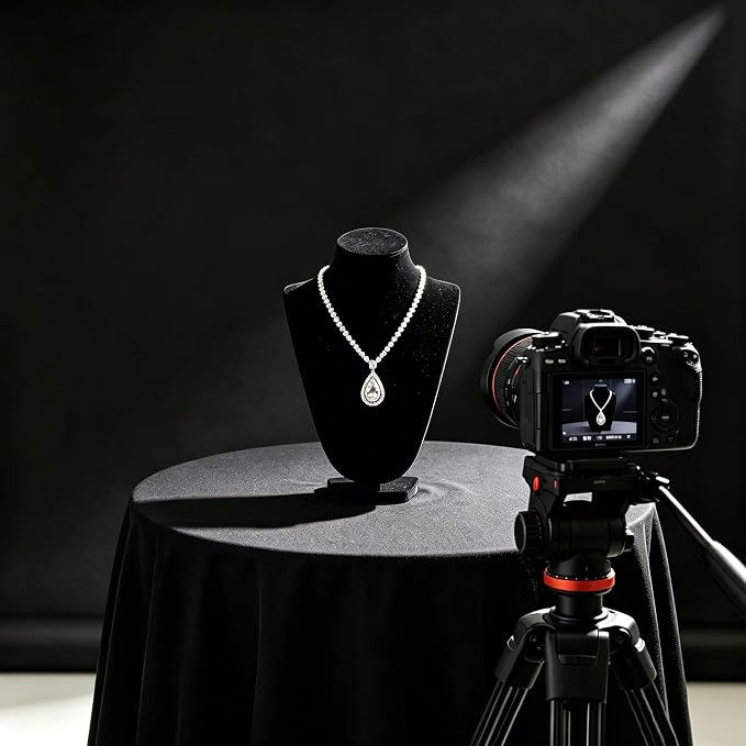 Black Photo Backdrop for Photoshoot, Photo Backdrop Curtain