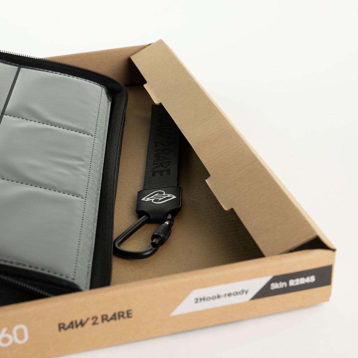 ZipBinder360 | Premium 9 Pocket Trading Card Collector's Binder - 360 Slots, Side-Loading Sheets, Black