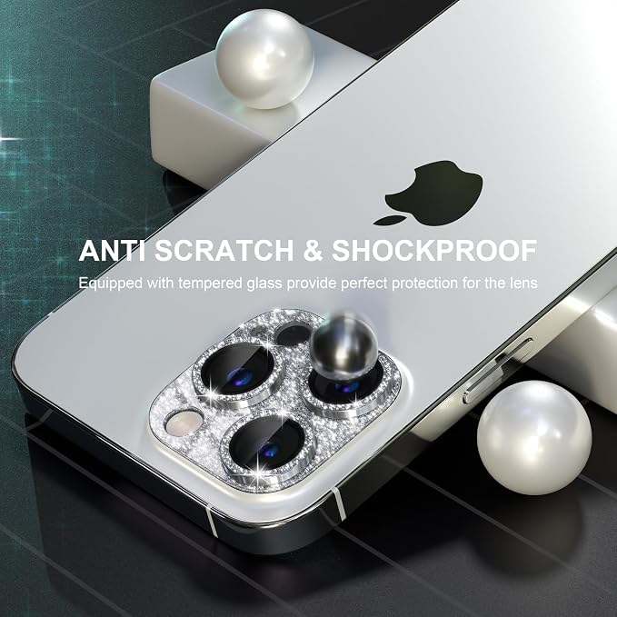 Choiche for iPhone 14 Pro/iPhone 14 Pro Max Camera Lens Protector, Bling Camera