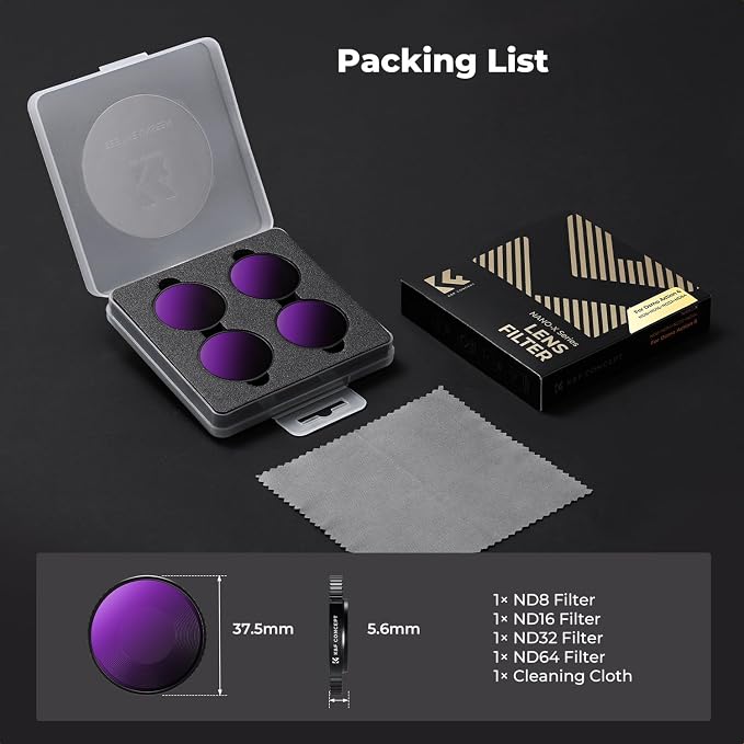 K&F CONCEPT ND Filter Kit Compatible