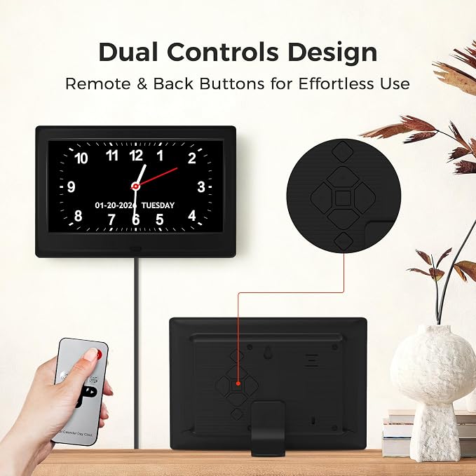 7'' Digital Clock, Dementia Clock