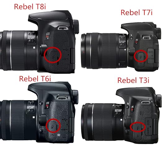 RSS-F DJI for canon Camera Shutter Release Cable to EOS c50 Rebel T8i T7i T6i
