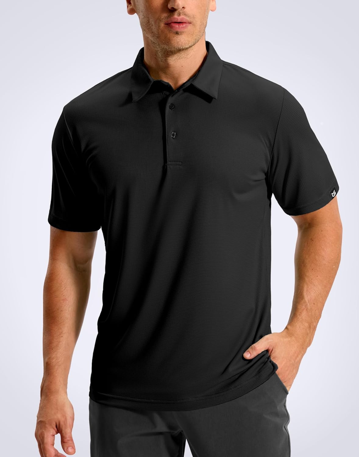 Skiennix Men's Golf Shirt - Lightweight Moisture-Wicking Performance Polo | Short Sleeve, Athletic Fit