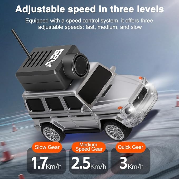 GoolRC WLtoys 6406 Mini RC Car, 2.4GHz 1:64 Scale FPV Remote Control Car