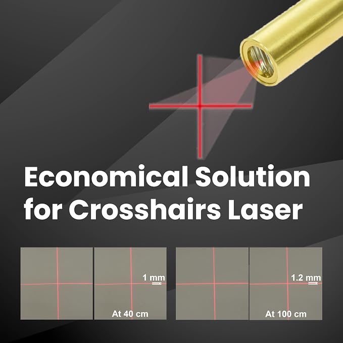 Economical Red Crosshair Laser Module, Class 1 eye-safe, VLM-650-29 LPT -