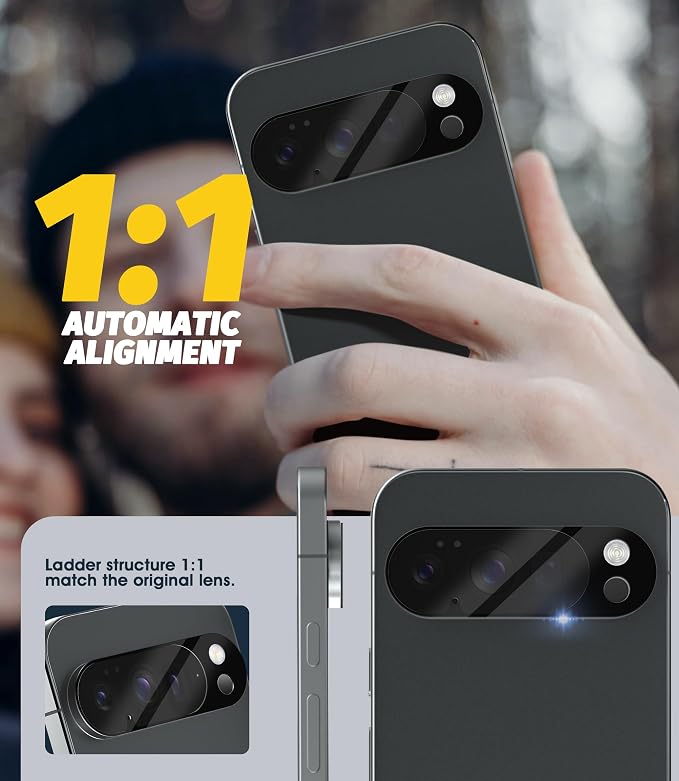Orzero Camera Lens Protector for Google Pixel 10 Pro, Protector de Cámera