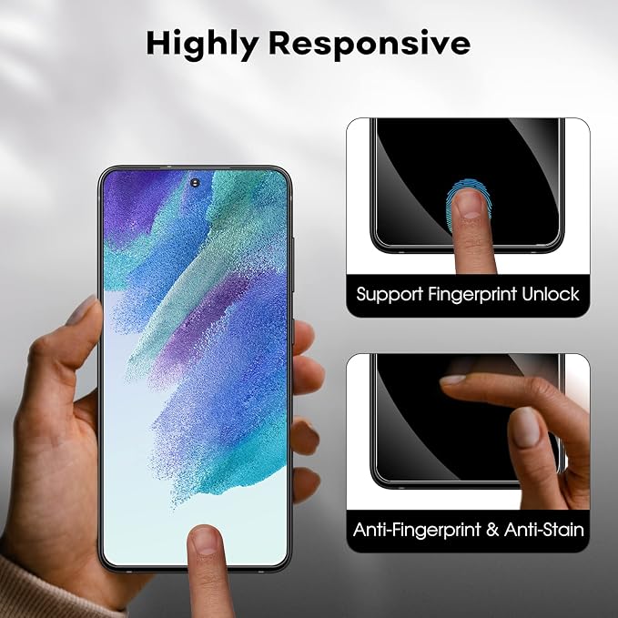 JETech Screen Protector for Samsung Galaxy S21 FE 5G